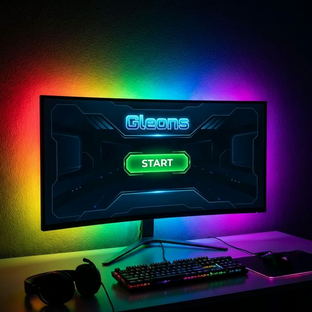 Software interface showing 'Start' button